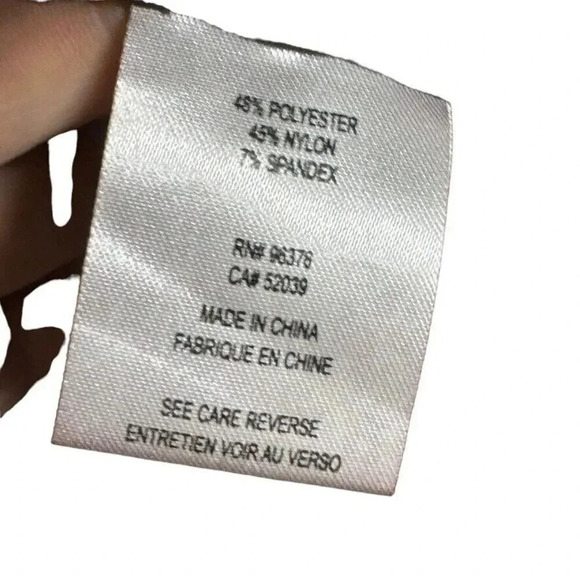 SAMUEL DONG Maroon Burgundy Swirl Rosette Zip Front Jacket Size Medium - Picture 9 of 11